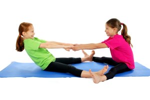 Yoga for Kids - a pose for partners